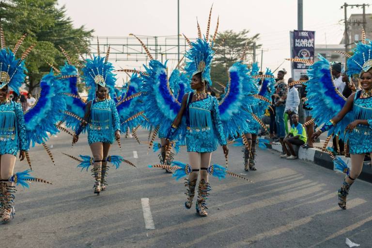 Carnival dancers in Calabar