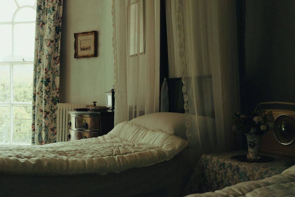 Guest house bedroom with window