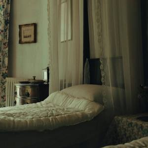 Guest house bedroom with window