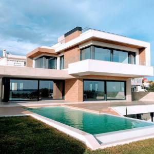 Two-storey house exterior